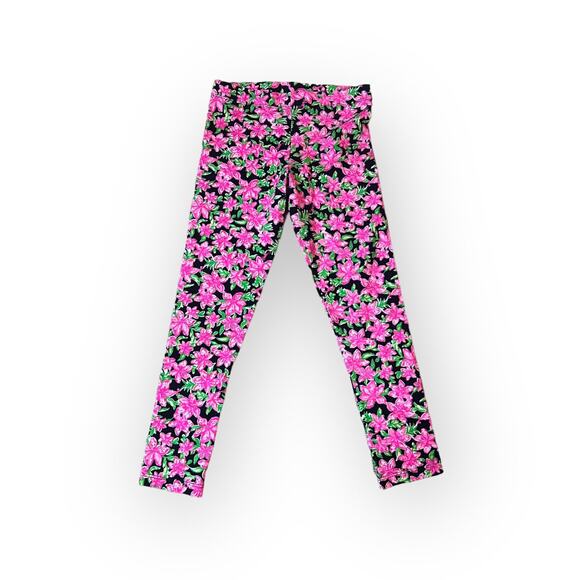 Lilly Pulitzer NWOT Maia Print Onyx Leggings - Picture 1 of 4